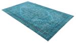 Tapis Ultra Vintage CCLXXIX Turquoise - Textile - 142 x 1 x 264 cm