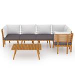 Garten-Lounge-Set Braun - Massivholz - Holzart/Dekor - 55 x 35 x 90 cm