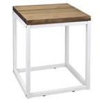 Table Chevet Icub 40x40x48 cm Blanc Blanc - Bois massif - Bois/Imitation - 40 x 48 x 40 cm