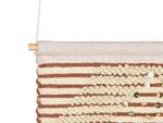 Wandbehang SABO Beige - Gold - Rot - Naturfaser - 43 x 75 x 1 cm