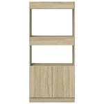 Highboard DE8614 Braun - Holzwerkstoff - 33 x 140 x 63 cm