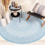 In- & Outdoor Teppich R Summer Azteca Hellblau - 180 x 180 cm