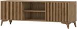 Banc TV Seewen Marron - Bois manufacturé - 150 x 60 x 40 cm