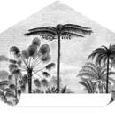 tropische Landschaft mit Palm Wandtattoo