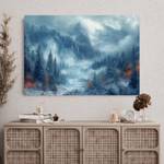 Bild Winter Landschaft V 90 x 60 cm