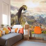 Fototapete DINOSAURIER Landschaft 3D 90 x 60 x 60 cm