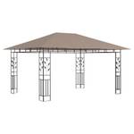 Gartenpavillon 3005303 Taupe - Tiefe: 400 cm