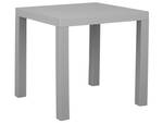 Table de jardin FOSSANO Gris - Gris lumineux - Profondeur : 80 cm