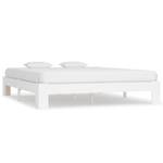 Cadre de lit 298510 Blanc - Largeur : 165 cm