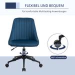 Bürostuhl 921-488BU Blau - Textil - 58 x 85 x 50 cm