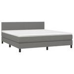 Boxspringbett 3017265-4 Dunkelgrau - Breite: 180 cm