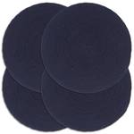 Tischset (4er Set) 298771-3 Blau - Textil - 38 x 1 x 38 cm