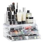 Make Up Organizer mit 4 Schubladen Durchscheinend