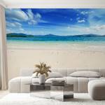 Papier Peint MER Plage Sable Ciel 3D 270 x 180 x 180 cm