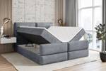 Boxspringbett BOXI3-Z Hellgrau - Breite: 120 cm - H4