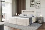 Boxspringbett  - ORGOL 2 Ecru - Breite: 120 cm - H3