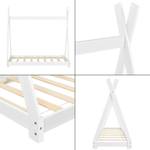 Lit de Tipi Onejda pour Enfant Blanc - 140 x 140 x 70 cm