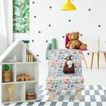 Kindersessel mit Tier-Motiv Grün - Pink - Weiß - Holzwerkstoff - Kunststoff - Textil - 45 x 60 x 52 cm