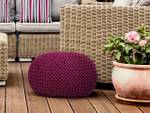 Bodenkissen ø 55 cm Pouf Sitzkissen Bordeaux