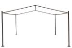 Gartenlaube CERTELI Grau - Metall - 400 x 257 x 400 cm