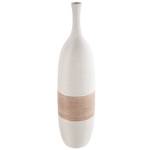 Flaschenvase Olbia Braun - Keramik - 1 x 50 x 14 cm