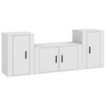 TV-Schrank 3er Set D978 Weiß