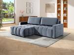 Schlafsofa ESILIA Grau - Textil - 180 x 95 x 288 cm