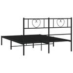 Bettgestell 3029910-1 Schwarz - 125 x 196 cm