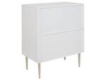 Sideboard SOHO Gold - Weiß - Holzwerkstoff - 70 x 82 x 40 cm