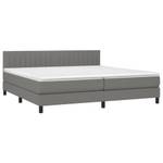 Boxspringbett 3017287-20 Dunkelgrau - Breite: 200 cm