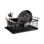 Egouttoir Dish rack Bamboo Accent Noir - Bambou - 43 x 19 x 30 cm