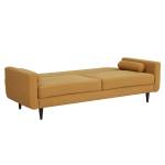 Schlafsofa ALAMA Gelb - Massivholz - 89 x 78 x 203 cm