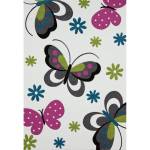 Tapis enfant KIDS PAPILLONS 60 x 110 cm