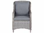 Chaise de jardin CASCAIS Gris - Polyrotin - 60 x 96 x 73 cm