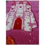 Tapis enfant CHATOLI 140x140 rose 140 x 140 cm