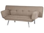 3-Sitzer Sofa BRISTOL Braun - Silber