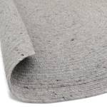 NEETHU GRIS M tapis laine feutrée Gris - Fibres naturelles - Textile - 140 x 140 x 110 cm