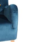 Medina Sessel Blau - Textil - 74 x 103 x 93 cm