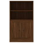 Highboard DE3699 Eiche Schwarzbraun Dekor