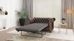 Chesterfield Perry Sofa 2 Sitzer Braun