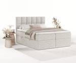 Boxspringbett Ammira Grau - Breite: 180 cm