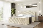 Boxspringbett VILA-1-Z Ecru - Breite: 200 cm - H3