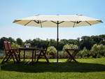 Parasol droit SIBILLA Beige - Taupe