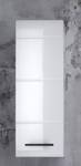 Armoire de toilette SkinGloss Bad Blanc - En partie en bois massif - 30 x 77 x 23 cm