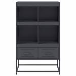 Highboard DE8775 Grau - Metall - 39 x 112 x 69 cm