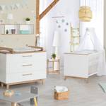 Kinderzimmerset Carina  weiß 2-teilig Weiß - Holzwerkstoff - Massivholz