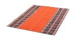 Teppich Jajim CXXXVI Orange - Textil - 124 x 1 x 164 cm