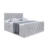 Boxspringbett VELANTO Grau - Breite: 120 cm - H3