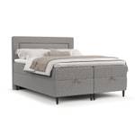 Boxspringbett Nea Grau - Breite: 180 cm