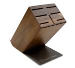Stanley Rogers Messerblock+Tablethalter Braun - Holzwerkstoff - 13 x 21 x 24 cm